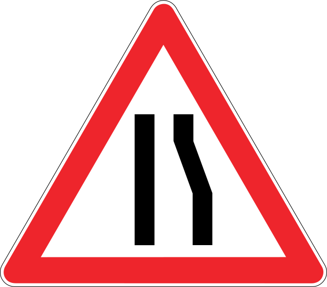 Yol Daralıyor (Sağdan)