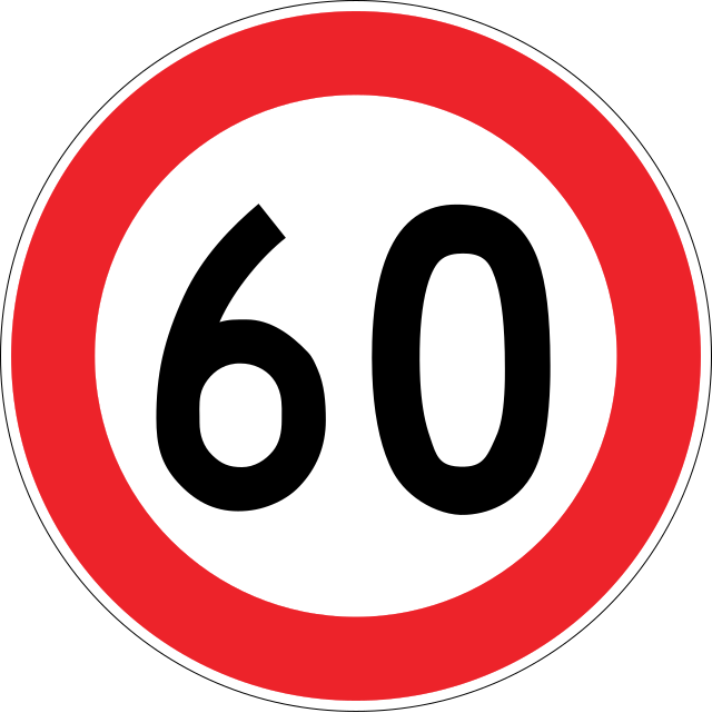Geçici Hız Sınırı 60 km/s