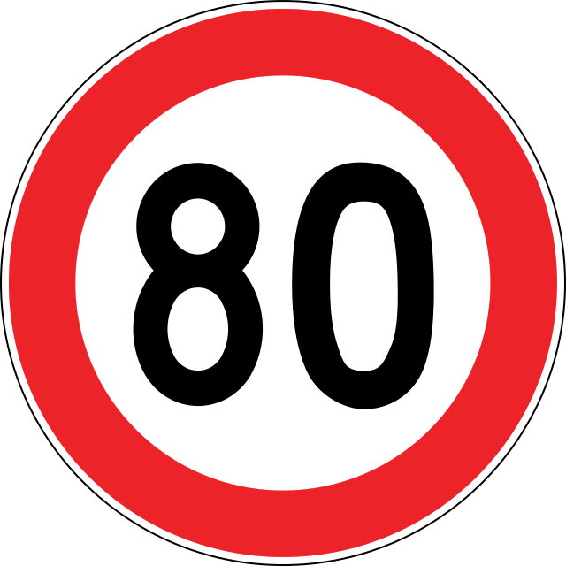 Geçici Hız Sınırı 80 km/s