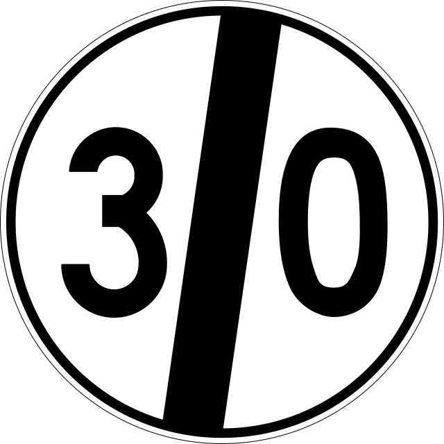 Bölge Hız Sınırı 30 km/s